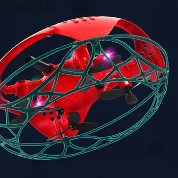 Mini Lietanie Vrtuľníkom UFO RC Drone Ručné Snímanie Lietadlo So 6 LED svetiel Elektronické Quadcopter flayaball Hračka 1652997