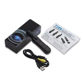 Mini Pero T189 Full HD 1080P Hlas Digitálneho Videa DV Fotoaparát Záznamník Videokamera Mini Micro HD Športová Kamera