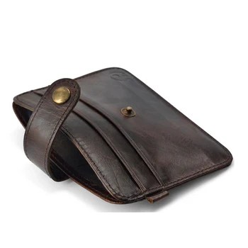 Mini peňaženky hasp malú kabelku reálne originálne kožené peňaženky, pánske peňaženky male vintage Tenké Peniaze Klip