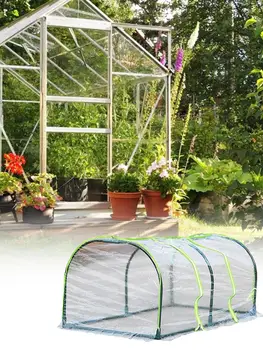 Mini Priehľadný Kryt Multi-mäso Haly Skleníkových Kvetina Stand Kvet Dom Izoláciu Haly Dážď Markíza PVC Záhrada Teplej Miestnosti