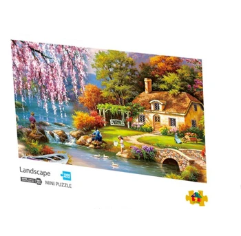 Mini Puzzle1000 Kusy Skladačka Obrázok Puzzle Montáž Puzzle, Hračky Rompecabezas Sveta Maľovanie Hádanky Dospelých Puzzle pre Dieťa