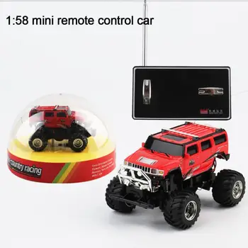 Mini RC Auto 1:58 Off-road Vozidla, Vysoká Rýchlosť Auta, LED Svetlo Vozidlá, Hračky, Bigfoot, Auto na Diaľkové Ovládanie Model RC Autá Pre Deti
