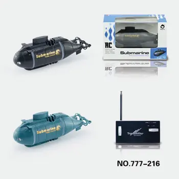 Mini RC Ponorky člnu, Diaľkové Ovládanie Drone Pigboat Simulácie S LED Svetlom Nepremokavé Bezdrôtový RC Ponorka, Model Hračka