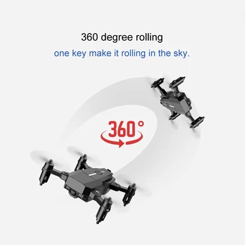 Mini Skladacia RC Drone F86 S Kamerou wifi fpv Vrtuľník Profesionálne selfie Vrecku Malé dron RC Quadcopter hučí Darčeky, Hračky