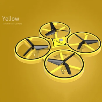 Mini Sledovať RC Drone Snímanie Gesto, infračervené, Indukčné Quadcopter Inteligentné Diaľkové Ovládanie LED ufo Vrtuľník dron Deti Hračky