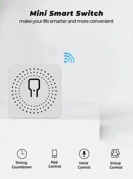 Mini Smart Wifi DIY Prepínač Smart Home Automation Modul Pracuje S Alexa Domovská stránka Google Inteligentný Život Tuya Aplikácie Smart Elektroniky