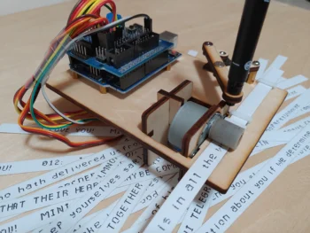 Mini Telegraph Open Source Telegraph Stroj pre Arduino s Serva Maker Diy Robotické Rameno Písanie Robot Hodiny DIY KMEŇOVÝCH Hračka Časť