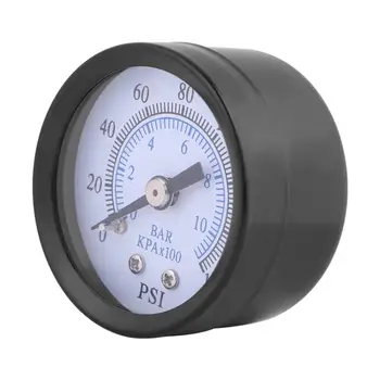 Mini tlakomer Pre Palivo, Vzduch, Olej, Voda 0-160psi/0-10bar 1/8 Paliva, ukazovateľ Tlaku