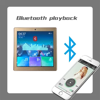 Mini wall mount zosilňovač domácej hudby na pozadí dotykový displej zosilňovač, smart home audio systém inteligentných 2020 Hot predaj