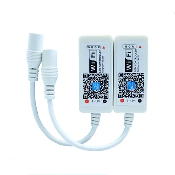 Mini Wifi RGB Bluetooth Regulátor DC 9-12V Signálu Prijímačom Pre RGB LED Pásy Hudby, Bluetooth Radič Svetla Strip