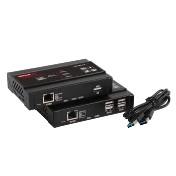 Mirabox 4K HDMI KVM Extender Cez TCP IP vysielač Kompaktný a Inteligentný jeden Mnohých USB extender