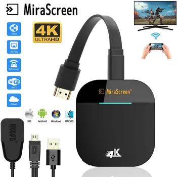 Mirascreen 5G Wifi 1080P G5 Displeji Prijímača Pre Google Chromecast Anycast TV Prijímač HDMI Miracast TELEVÍZOR Stick Pre Ios a Android