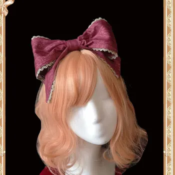 Miss Cat & Mr. Fox ~ Sladké Vytlačené Lolita Headpiece podľa Infantka