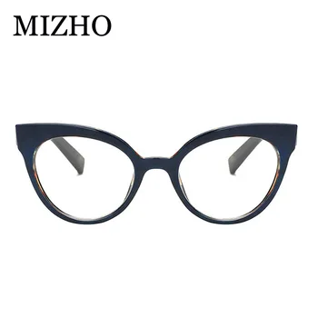 MIZHO Značky Dizajnér Prekladané Retro Okuliare, Rám Ženy Optické RUŽOVÁ Módne Trendy Mačka okuliare Rámy dámy TR90