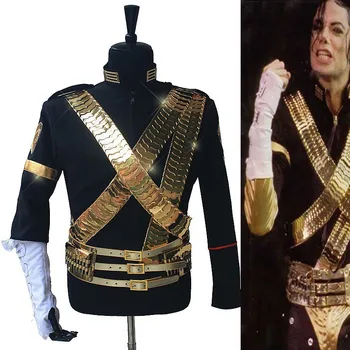 MJ Michael Jackson Kostým Klasické Kričať JAM Bunda a Kovová Celý Set Bullet Punk Presne Rovnakej Kolekcie