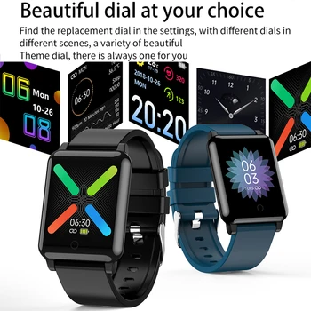 MNWT Nové Smartwatch F54 Vodotesný IP67 Šport Bluetooth Smart Hodinky Mužov plne Dotykový Fitness Sledovanie Krvného Tlaku Smart Hodiny