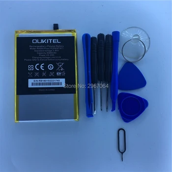 Mobilný telefón batéria pre OUKITEL K6000 plus batérie 6080mAh Vysokej capacit pre OUKITEL batérie telefónu +Rozoberať nástroj