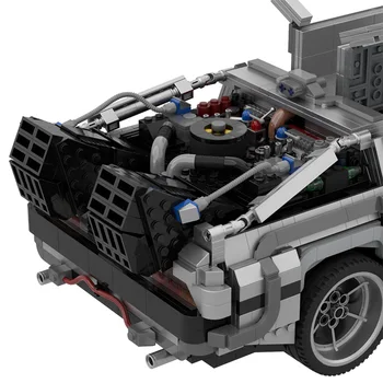 MOC-42632 Model Auta Hračka Delorean Pre Film Späť do Budúcnosti Časť Kovovej Zliatiny autíčka Pre Deti Priateľ Dar