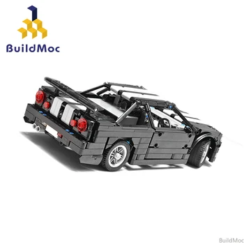 MOC Skyline R34 Vytrvalostné športové auto stavebným Technické Pretekárske Auto 23809 MOC Model Tehly Hračky pre Chlapcov