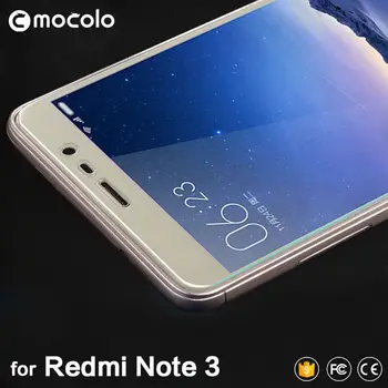 Mocolo Pre Xiao Redmi Poznámka 3 Hongmi Note3 Tvrdeného Skla Screen Protector 0.33 mm 2,5 D Zakrivené Hrany s Retail Balenie