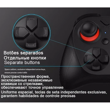 Mocute 050 Bluetooth Gamepad Game Pad Controller Mobile Spúšťací Ovládač Pre iPhone a Android Telefón PC Smart TV Box Joypad Ovládanie