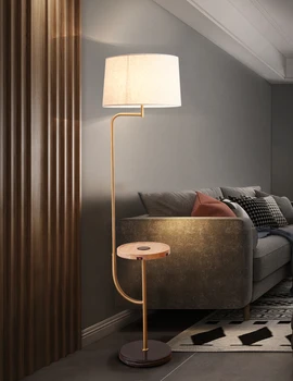 Moderné drevené podlahy Lampy Nordic nastaviteľné E27 LED 220V poschodí svetlá pre obývacia izba štúdia, spálne, kancelárie