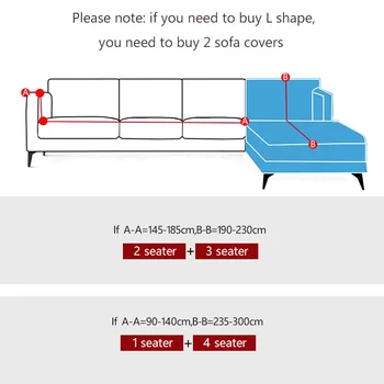 Moderné Elastická Stretch Gauč a Kreslo Slipcover Chránič tvaru L Rohu Sectional Sofa Kryt housse canapé