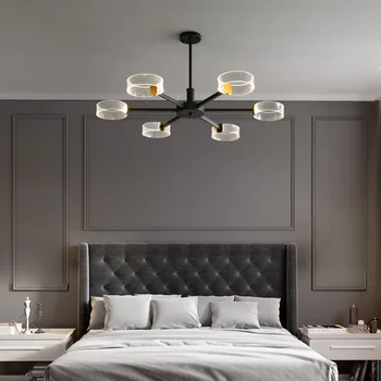 Moderné LED Luster Pre Obývacej Izby, Spálne, Lustre Kolo Akryl tieni loft reštaurácia svietidlá visí lampa