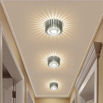Moderné LED Stropné svietidlo 3W RGB LED Spot Downlight stenu Sconce Galéria Umenia Dekorácie Predné Balkón lampa Verande svetlo na chodbách