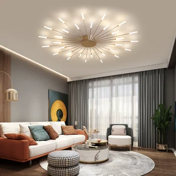 Moderné LED Stropné Svietidlá pre Obývacej Izby, Spálne, Domáce dekorácie LOFT led Stropné Svietidlo pre domáce káva handričkou shop