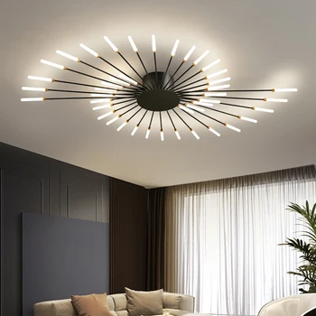 Moderné LED Stropné Svietidlá pre Obývacej Izby, Spálne, Domáce dekorácie LOFT led Stropné Svietidlo pre domáce káva handričkou shop