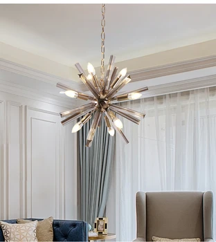 Moderné Spuknit Luster Osvetlenie Obývacej Izby Crystal Závesné Osvetlenie, Dekorácie Svietidlo Jedáleň Pozastavenie Lampa