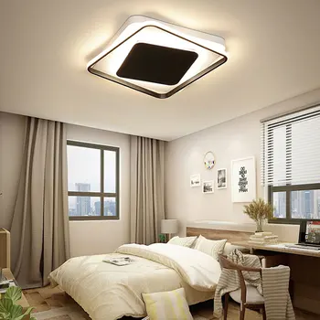 Moderné stropné svietidlo LED obývacia izba lampa spálňa lampa pevné prístroj namontovaný obdĺžnikový domácnosti stropné lampy