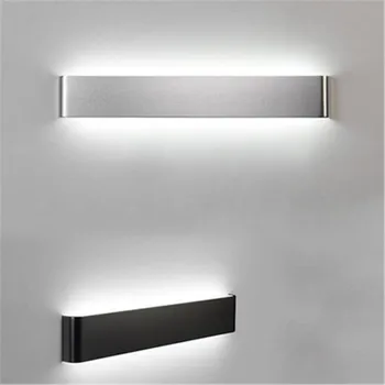 Moderný minimalistický hliníkové svietidlo LED nočné svietidlo nástenné svietidlo izba kúpeľňa zrkadlo svetlo priame tvorivé uličkou