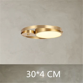 Moderný Minimalistický LED Balkón Stropné svietidlo Nordic All-Meď Stropné svietidlo Obývacia Izba, Spálňa, Izba Lampy