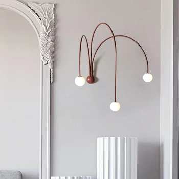 Moderný Taliansky Dizajn Minimalistický Nástenné Svietidlo Tvorivé Lron Led Svetlo Pre Obývacia Izba, Spálňa, Nočné Lampy, Reštaurácia Uličkou E27