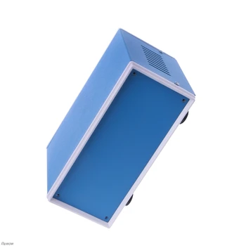 Modrá Kovový Kryt Projektu Prípade DIY Spojovacej skrinke 6.7