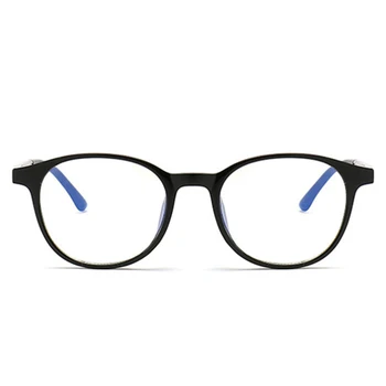 Modré Svetlo Filter Počítač Okuliare Proti Žiareniu, UV400 Jasný Objektív Okuliare Retro Vintage Kolo Rám Okuliarov pre Mužov, Ženy