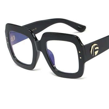 Modré svetlo okuliare ženy módnej značky námestie jasný objektív počítač okuliare, rám 2020 novej optickej jasné okuliare rámy oculos