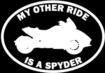 Moja druhá Jazda Je Možné Am Spyder Auto Nálepky Automobily Motocykle Vonkajšie Príslušenstvo Vinylové Nálepky pre Honda Lada Bmw, Audi