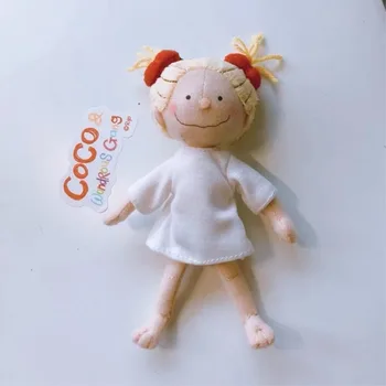 Mon lapinou roztomilý malý coco dievča, plyšové hračky 15 cm taška malý prívesok holding srdce, dievča, mäkká bábika kaychain dievča deti hračky