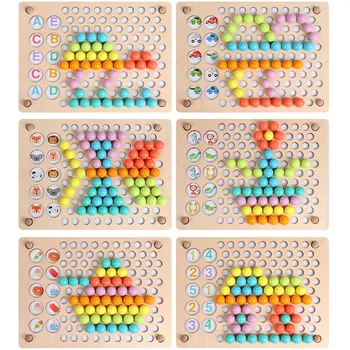 Montessori Deti Matematiku Drevená Hračka Predškolského Magnetické Rybárske Klip Drevené Hra Pre 3 4 5 Ročných Detí Raného Vzdelávacie Hračky