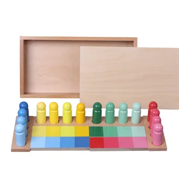 Montessori Materiál, Drevené Hračky, Detské Aritmetický Hračky, Farba Klasifikácia Predškolského Farba Kognitívne Deti, Vzdelávacie Hračky
