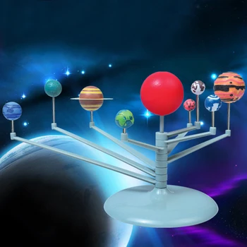 Montáž Vzdelávania v Ranom veku Deti Deväť Planét Výkon Mozgu Rozvíjať Vedu Deti Solárneho Systému Astronómie DIY Planetárium Model Auta