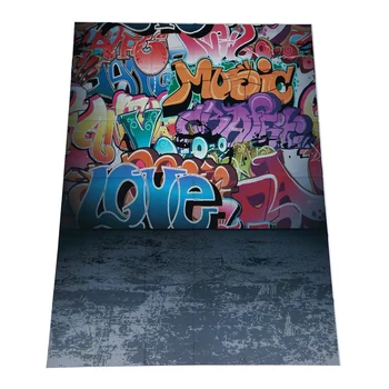 MOOL 5x7ft Graffiti Štýl Vinyl Fotografie Pozadie Vlastnú Fotografiu na Pozadí