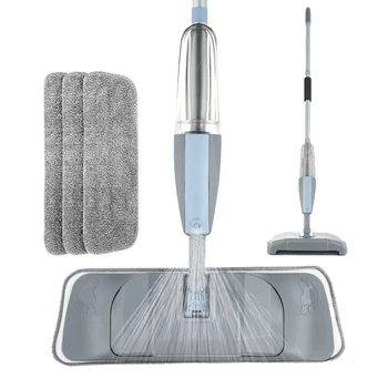 Mop 3 V 1 Spray Mop A Metla Stroj, Vysávač Tvrdej Podlahe Bytu Cleaning Tool Set Pre Domácnosť, Ručné Jednoduché Použitie Mp