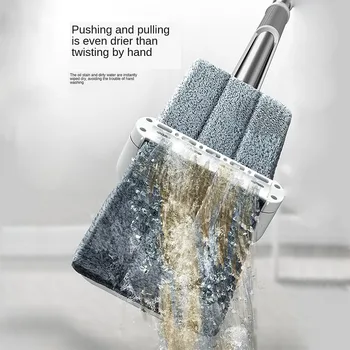 Mop Hands-Free Bytu Umývanie riadu Podlahy Čisté Praktické pre Domácnosť na Čistenie Nástroj Č Ručné Umývanie Squeeze Magic Swabber Čistiaci Nástroj