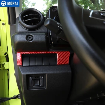MOPAI Interiérové Doplnky na Suzuki Jimny JB74 Uhlíkových Vlákien Auto Centrálnej Konzoly Dekorácie Auta na Suzuki Jimny 2019+