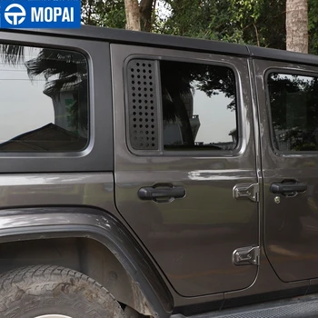 MOPAI Styling Líšt Auto Zadné Dvere, Okno, Sklo Panel Dekorácie Kryt pre Jeep Wrangler JL 2018+ Príslušenstvo 4 Dvere