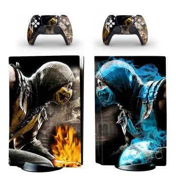 Mortal Kombat PS5 Štandardný Disk Edition Pokožky Nálepky Kryt Kotúča, pre PlayStation 5 Konzoly & Controller PS5 Pokožky Nálepky Vinyl